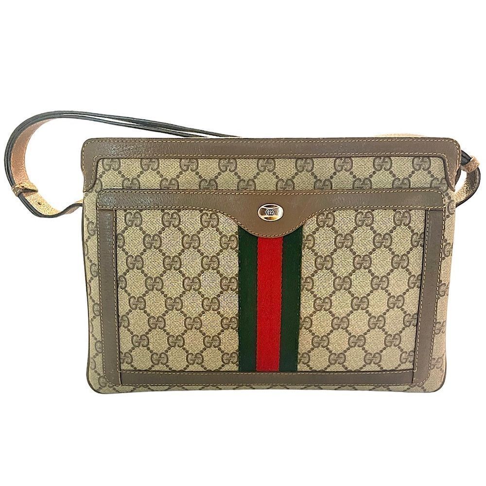 GUCCI Ophidia Vintage Accordion Shoulder Bag
